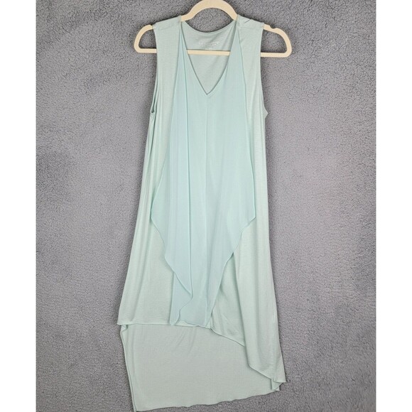Soft Surroundings Chiffon Dress Womens Petite XS Asymmetric Hem Fairy - Picture 1 of 11